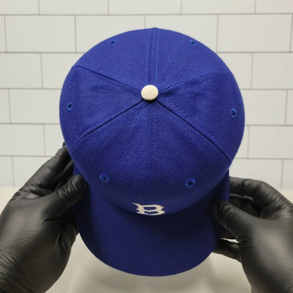 Vintage Brooklyn Dodgers Roman Pro Cooperstown Collection 7 3/8 Fitted Hat